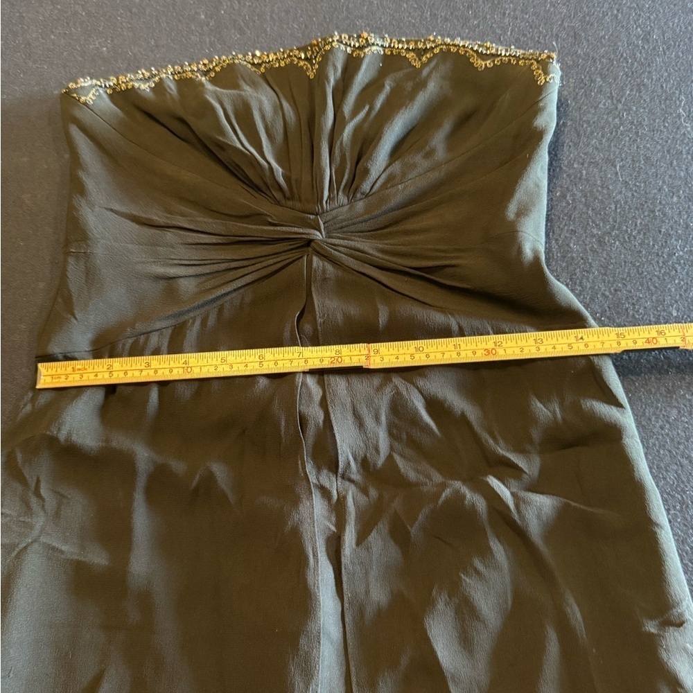 Nine West Stylish Black Strapless Dress Sz 4 - Picture 4 of 9